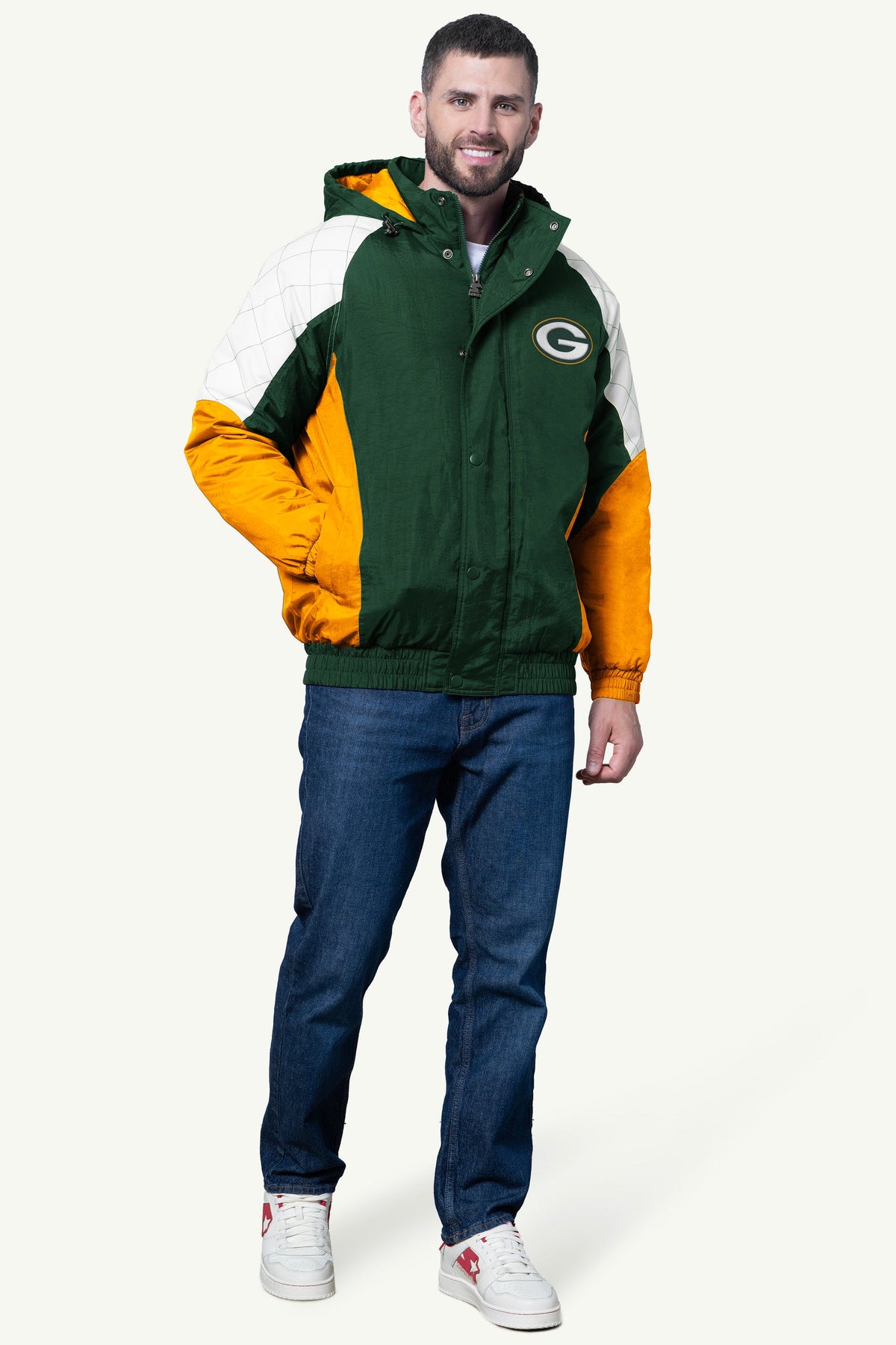 Starter MENS GREEN BAY PACKERS NYLON JACKET