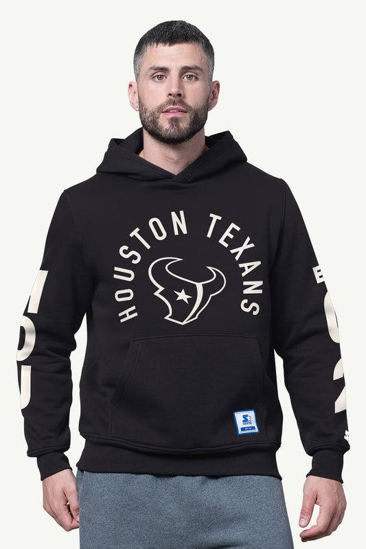 Starter MENS HOUSTON TEXANS HANDOFF FLEECE HOODIE