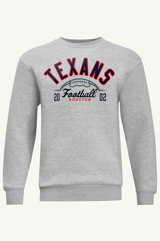 Starter MENS HOUSTON TEXANS HALF BALL SWEATSHIRT