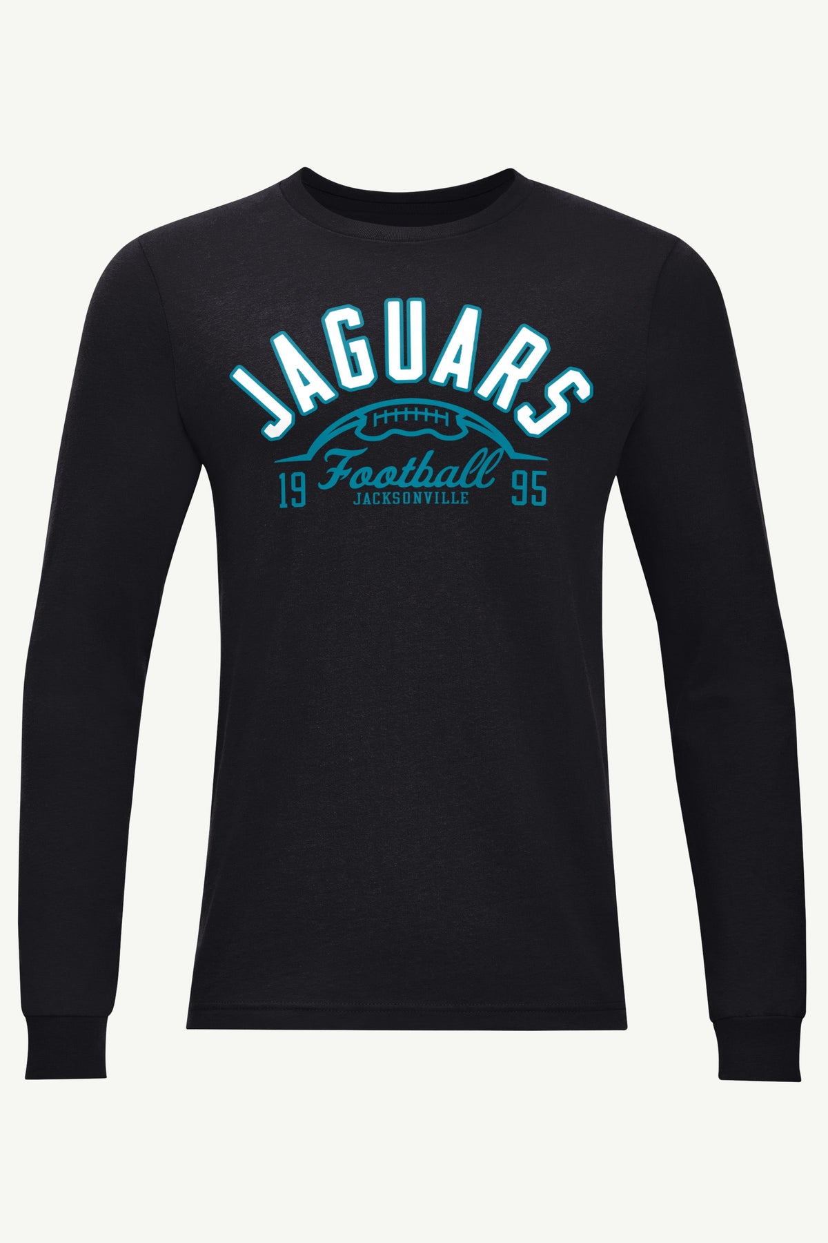 Starter MENS JACKSONVILLE JAGUARS HALF BALL LONG SLEEVE T SHIRT
