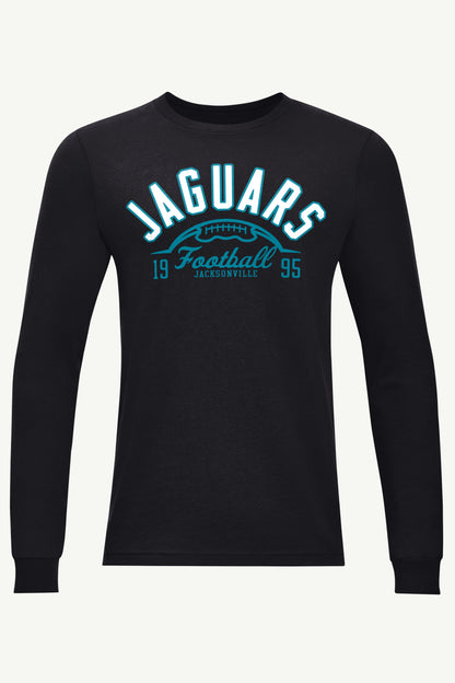 Starter MENS JACKSONVILLE JAGUARS HALF BALL LONG SLEEVE T SHIRT