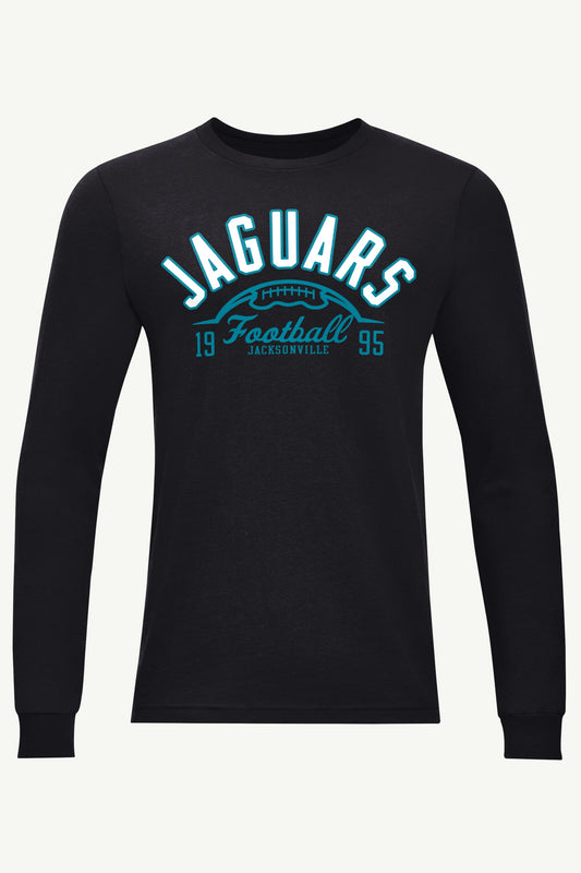 Starter MENS JACKSONVILLE JAGUARS HALF BALL LONG SLEEVE T SHIRT