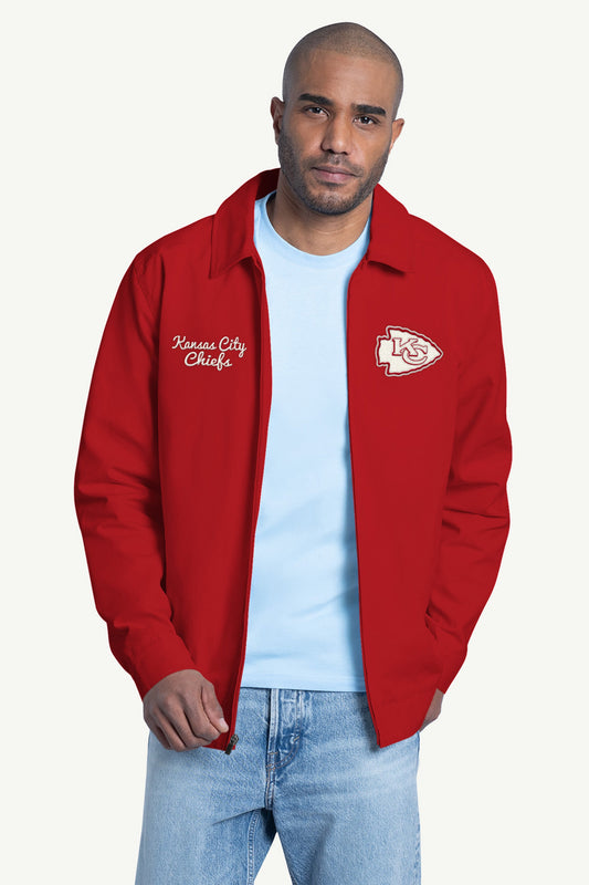 Starter MENS KANSAS CITY CHIEFS FRANCHISE FULL ZIP JACKET