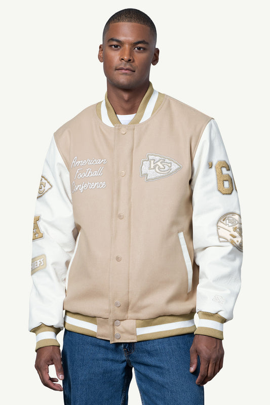 Starter MENS KANSAS CITY CHIEFS VARSITY JACKET