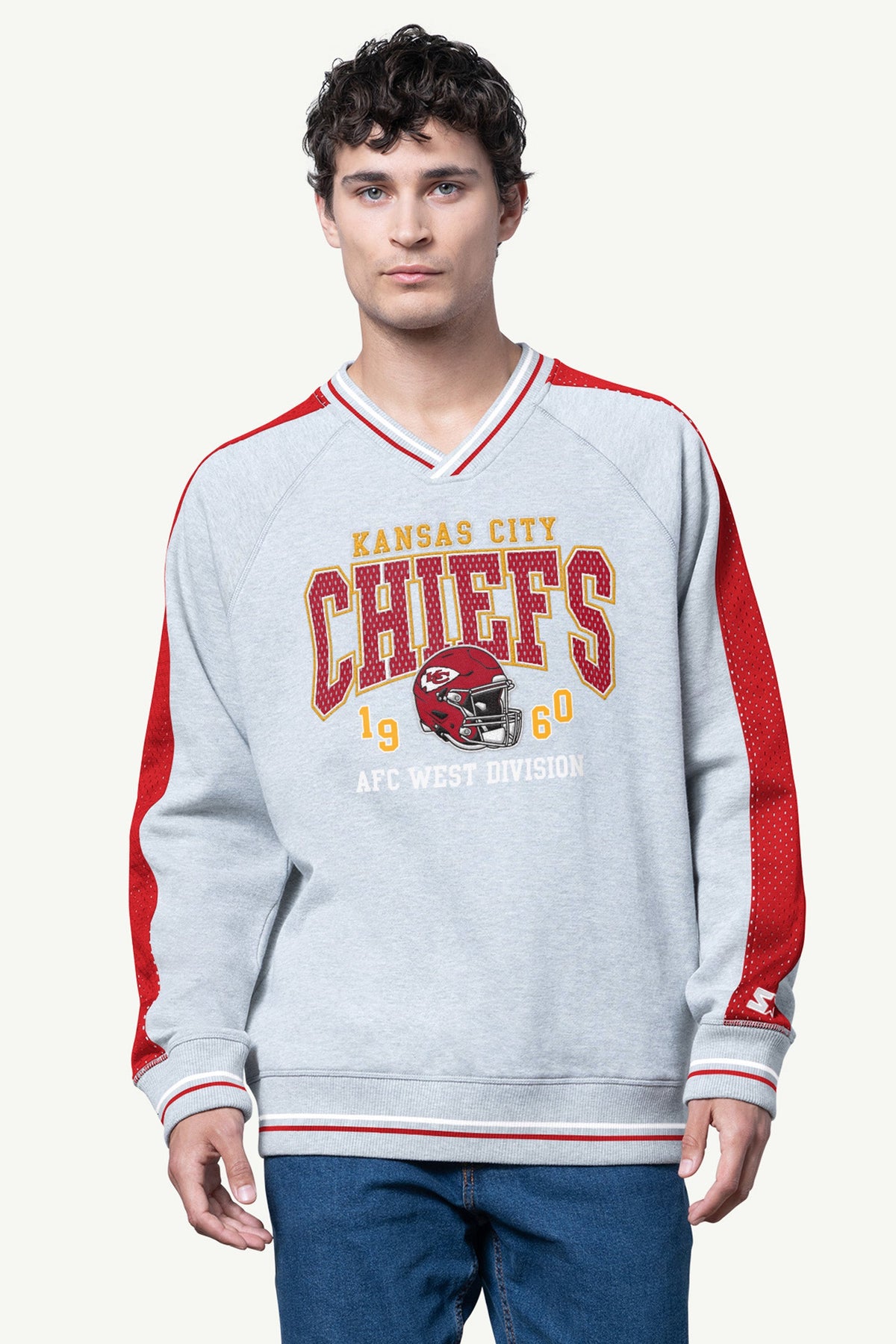 Starter MENS KANSAS CITY CHIEFS RUNNER SWEATSHIRT