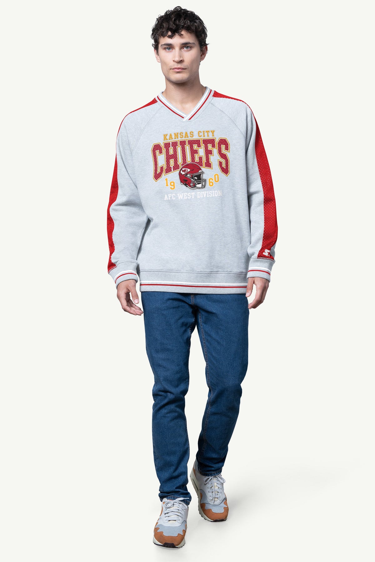 Starter MENS KANSAS CITY CHIEFS RUNNER SWEATSHIRT