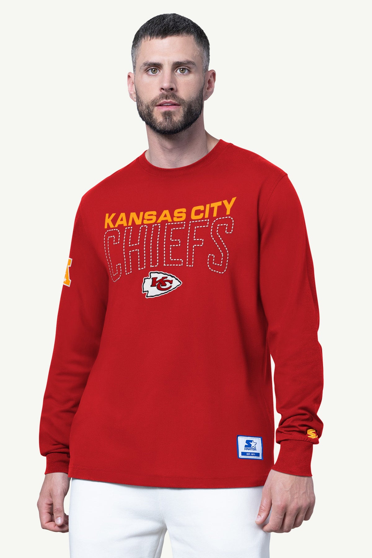 Starter MENS KANSAS CITY CHIEFS LONG SLEEVE