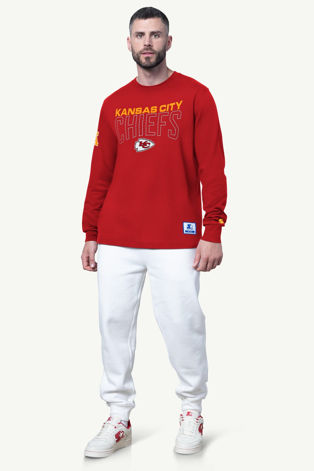 Starter MENS KANSAS CITY CHIEFS LONG SLEEVE