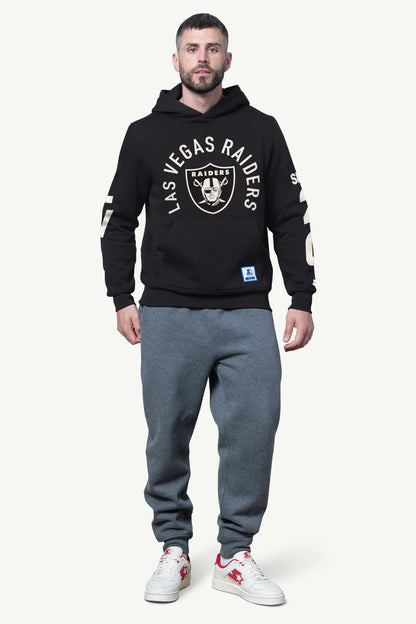Starter MENS LAS VEGAS RAIDERS HANDOFF FLEECE HOODIE
