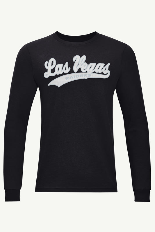 Starter MENS LAS VEGAS RAIDERS TAILSWEEP LONG SLEEVE T SHIRT