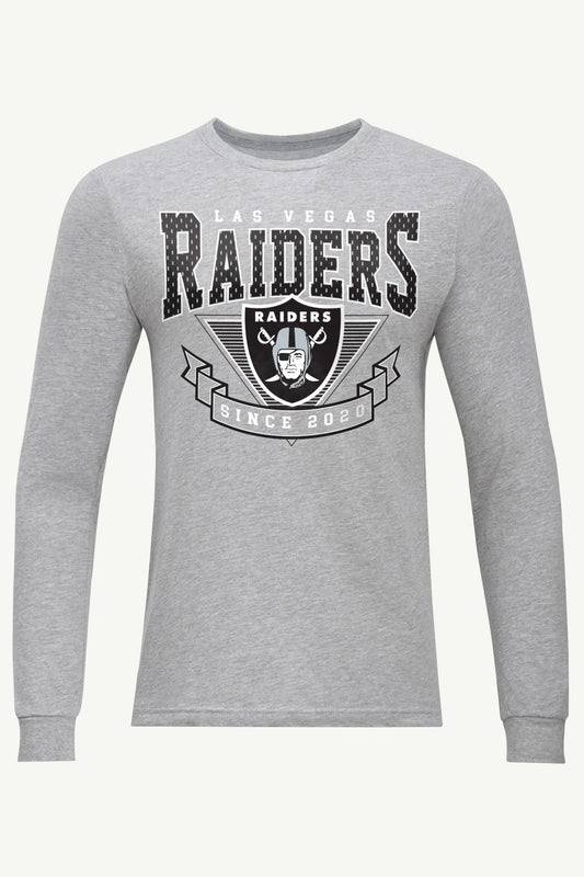 Starter MENS LAS VEGAS RAIDERS 80's INSPIRED LONG SLEEVE T SHIRT