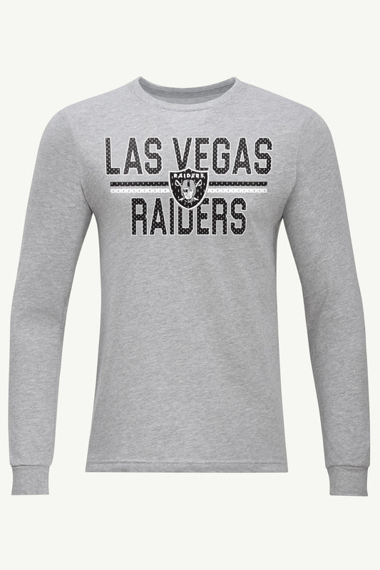 Starter MENS LAS VEGAS RAIDERS MESH LOOK LONG SLEEVE T SHIRT