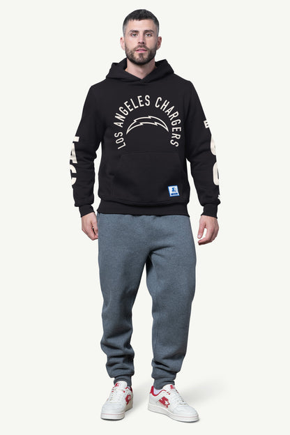 Starter MENS LOS ANGELES CHARGERS HANDOFF FLEECE HOODIE