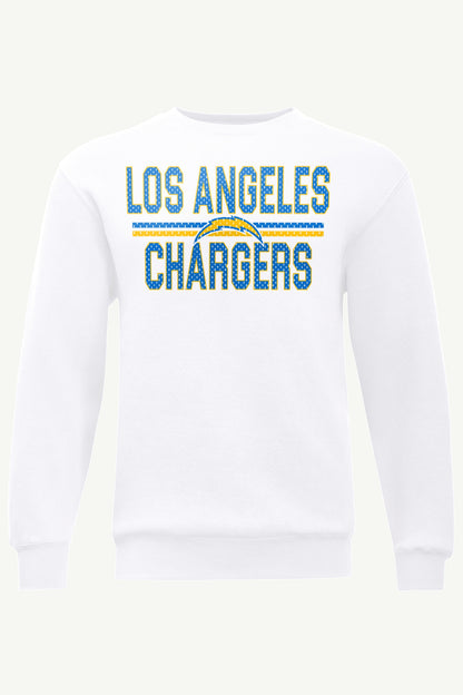 Starter MENS LOS ANGELES CHARGERS MESH LOOK SWEATSHIRT