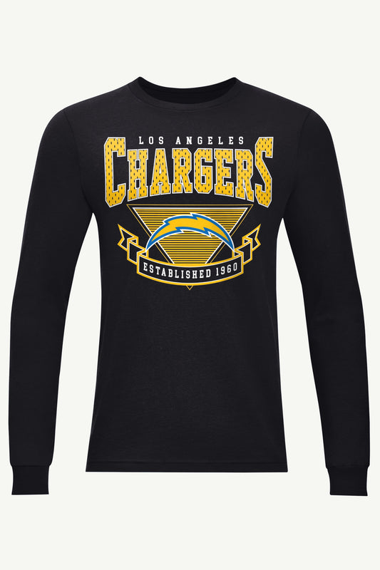 Starter MENS LOS ANGELES CHARGERS 80's INSPIRED LONG SLEEVE T SHIRT