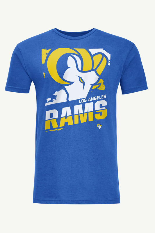 Starter MENS LOS ANGELES RAMS ZOOM SHORT SLEEVE T SHIRT