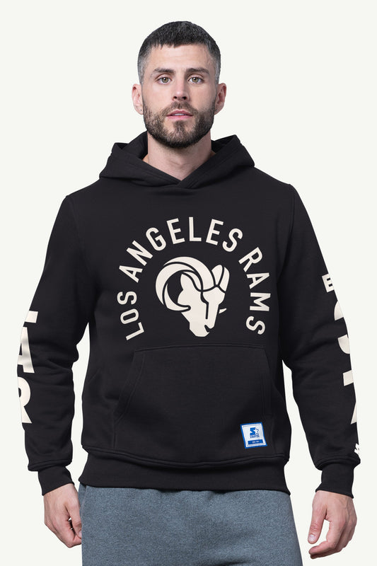 Starter MENS LOS ANGELES RAMS HANDOFF FLEECE HOODIE
