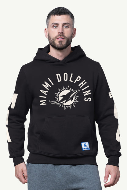 Starter MENS MIAMI DOLPHINS HANDOFF FLEECE HOODIE