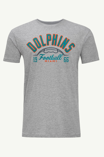 Starter MENS MIAMI DOLPHINS HALF BALL T SHIRT