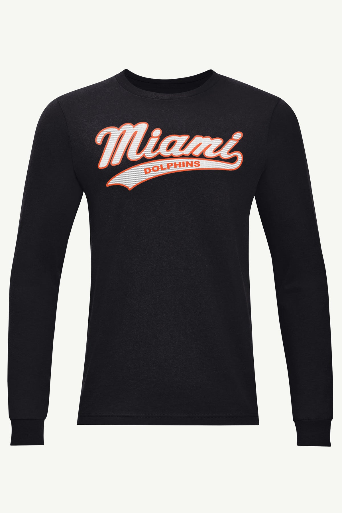 Starter MENS MIAMI DOLPHINS TAILSWEEP LONG SLEEVE T SHIRT