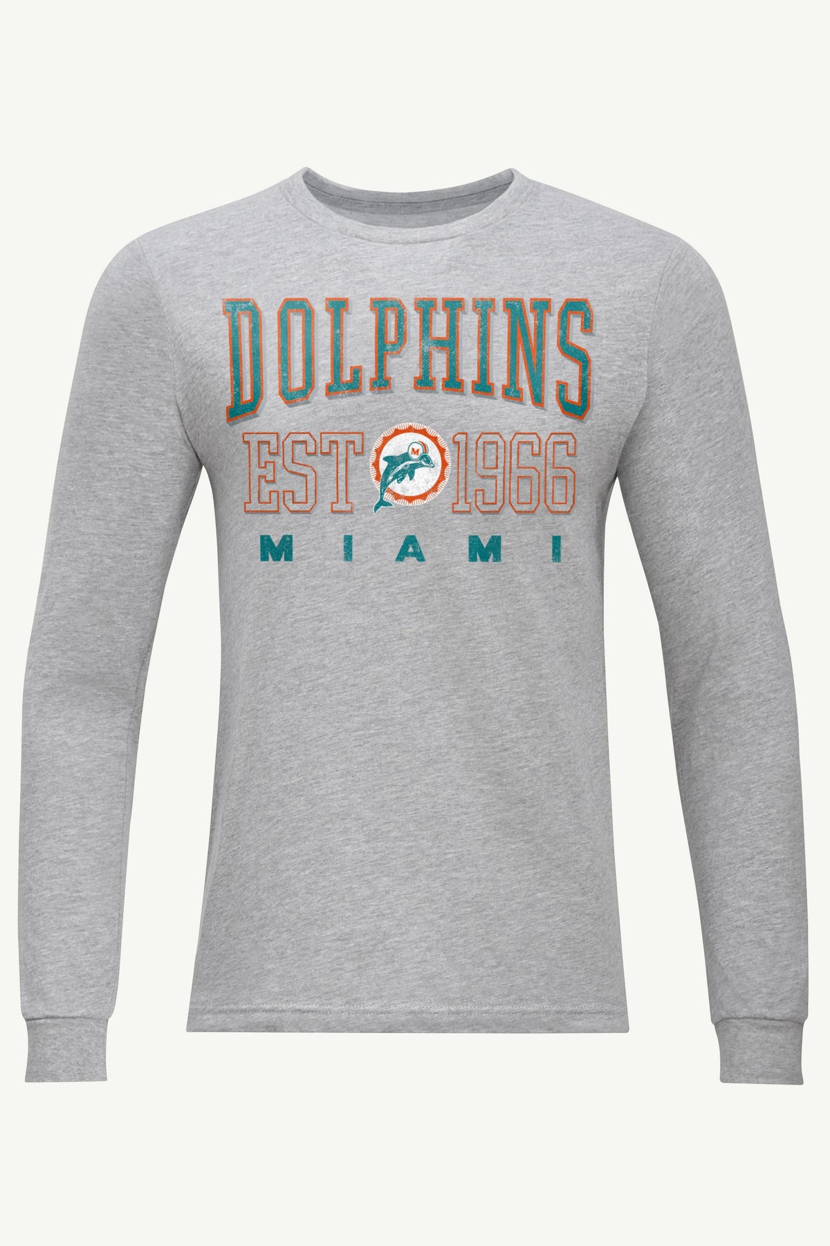 Starter MENS MIAMI DOLPHINS RETRO LONG SLEEVE T SHIRT