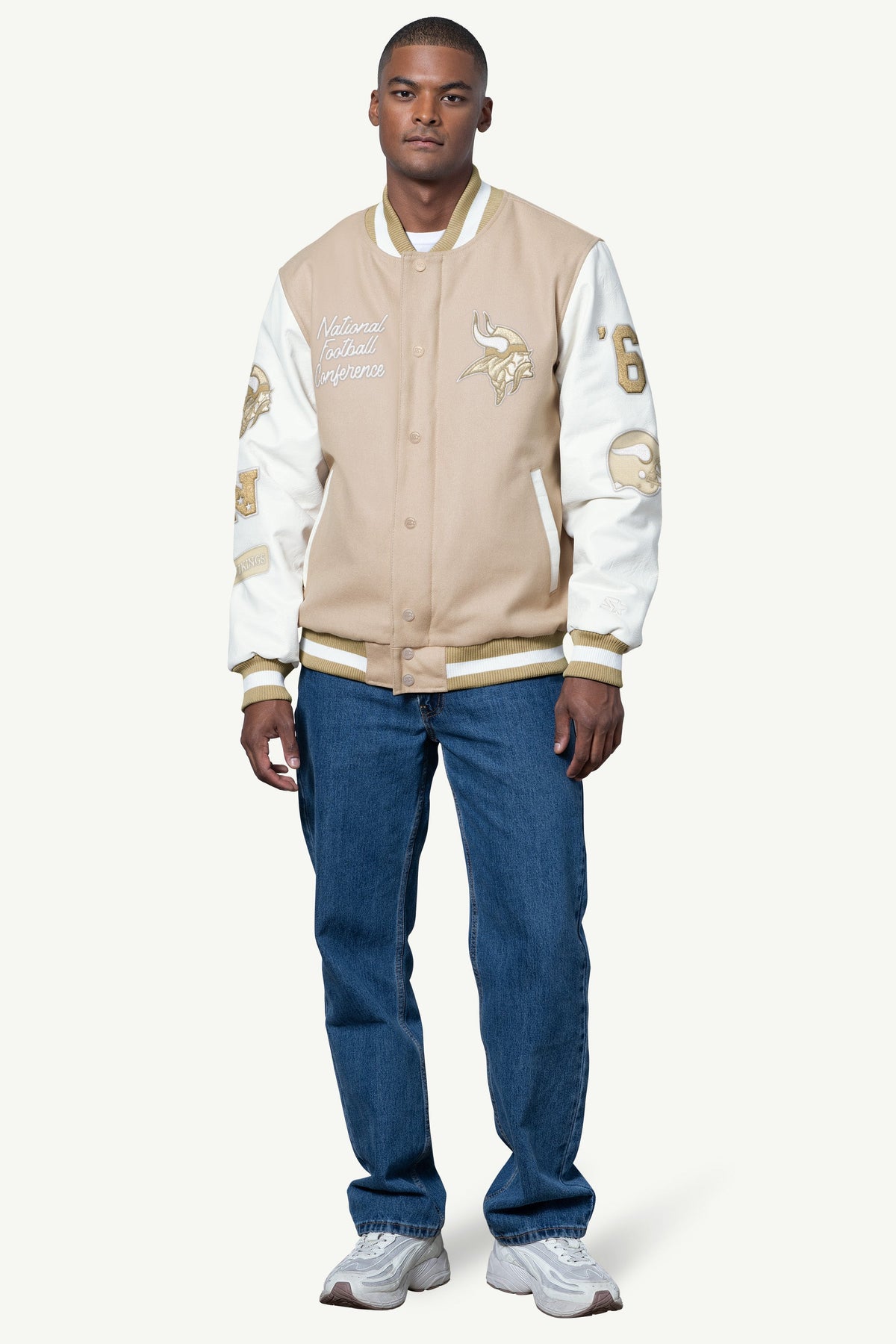 Starter MENS MINNESOTA VIKINGS VARSITY JACKET