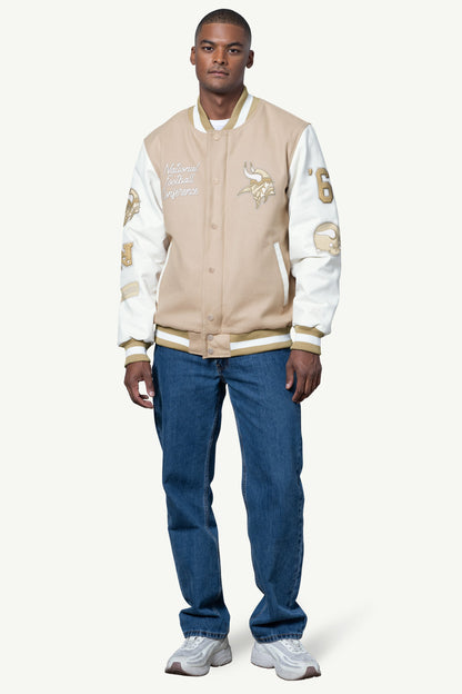 Starter MENS MINNESOTA VIKINGS VARSITY JACKET