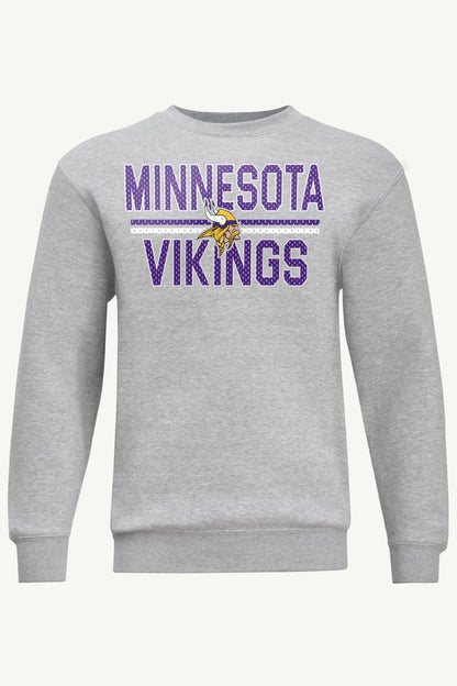 Starter MENS MINNESOTA VIKINGS MESH LOOK SWEATSHIRT