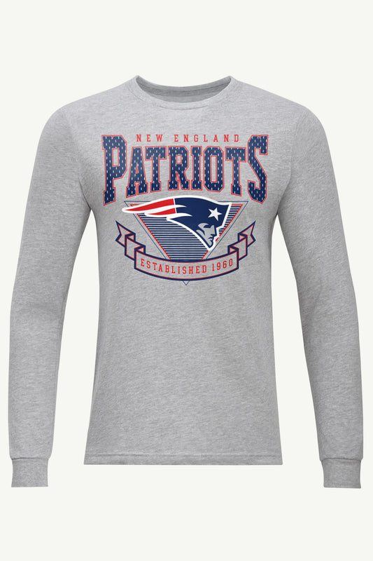 Starter MENS NEW ENGLAND PATRIOTS 80's INSPIRED LONG SLEEVE T SHIRT