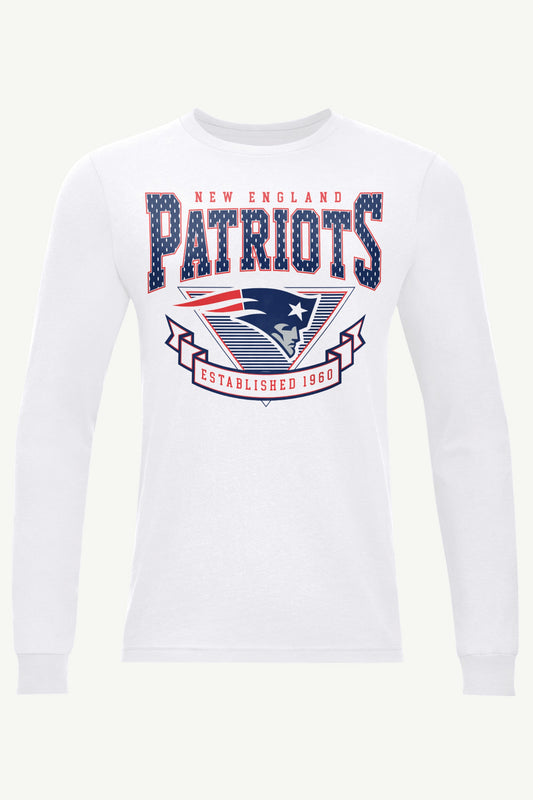Starter MENS NEW ENGLAND PATRIOTS 80's INSPIRED LONG SLEEVE T SHIRT