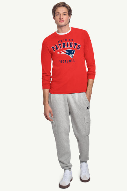 Starter MENS NEW ENGLAND PATRIOTS LONG SLEEVE T SHIRT