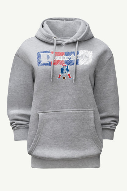 Starter WOMENS NEW ENGLAND PATRIOTS COLOR SHADING HOODIE