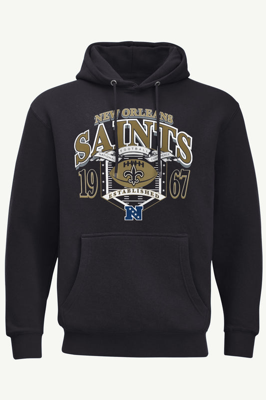 Starter MENS NEW ORLEANS SAINTS 80s INSPIRED FIELD HOODIE