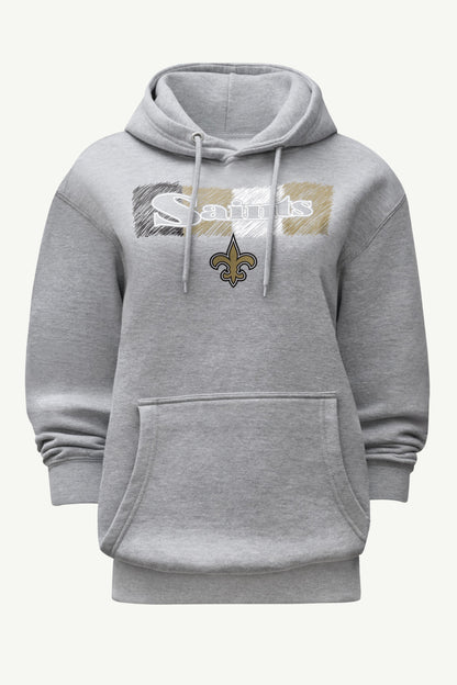 Starter WOMENS NEW ORLEANS SAINTS COLOR SHADING HOODIE
