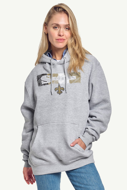 Starter WOMENS NEW ORLEANS SAINTS COLOR SHADING HOODIE