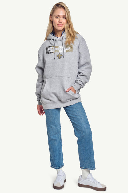 Starter WOMENS NEW ORLEANS SAINTS COLOR SHADING HOODIE