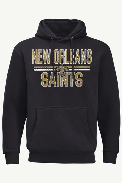Starter MENS NEW ORLEANS SAINTS MESH LOOK HOODIE