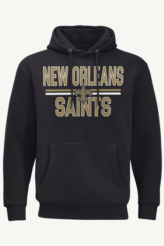 Starter MENS NEW ORLEANS SAINTS MESH LOOK HOODIE