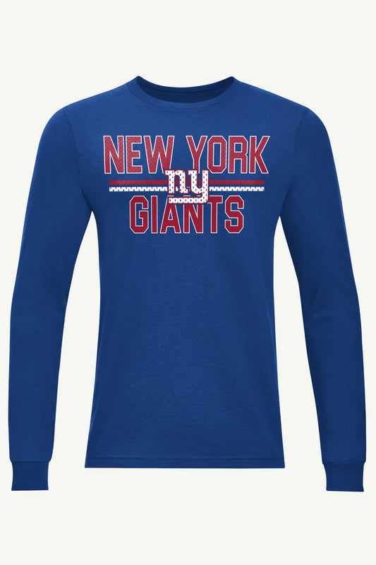 Starter MENS NEW YORK GIANTS MESH LOOK LONG SLEEVE T SHIRT