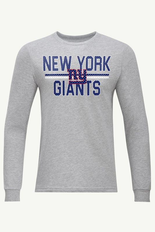 Starter MENS NEW YORK GIANTS MESH LOOK LONG SLEEVE T SHIRT