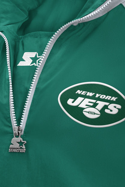 Starter MENS NEW YORK JETS QUARTER ZIP JACKET