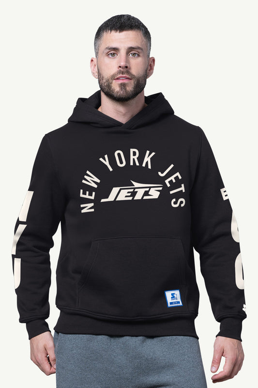 Starter MENS NEW YORK JETS HANDOFF FLEECE HOODIE