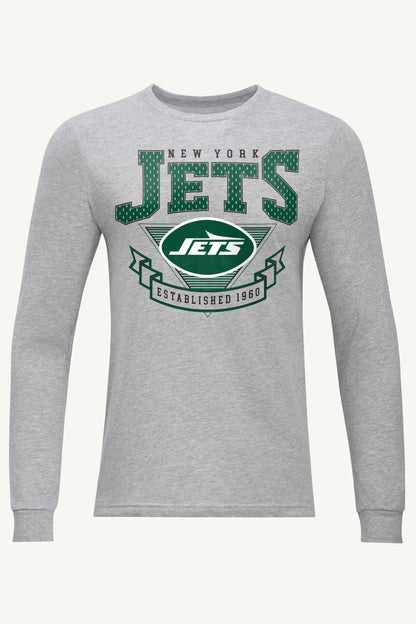 Starter MENS NEW YORK JETS 80's INSPIRED LONG SLEEVE T SHIRT
