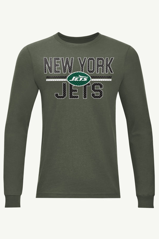Starter MENS NEW YORK JETS MESH LOOK LONG SLEEVE T SHIRT