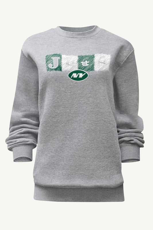 Starter WOMENS NEW YORK JETS COLOR SHADING SWEATSHIRT