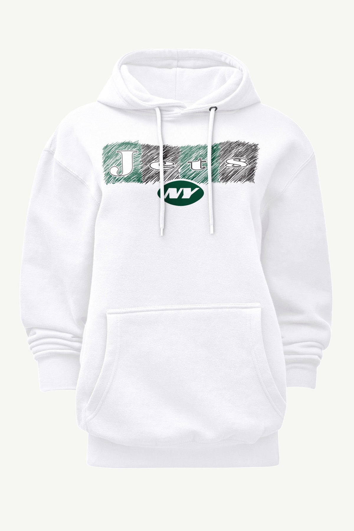 Starter WOMENS NEW YORK JETS COLOR SHADING HOODIE