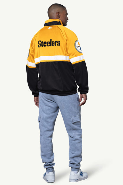 Starter MENS PITTSBURGH STEELERS VETERAN TRACK JACKET