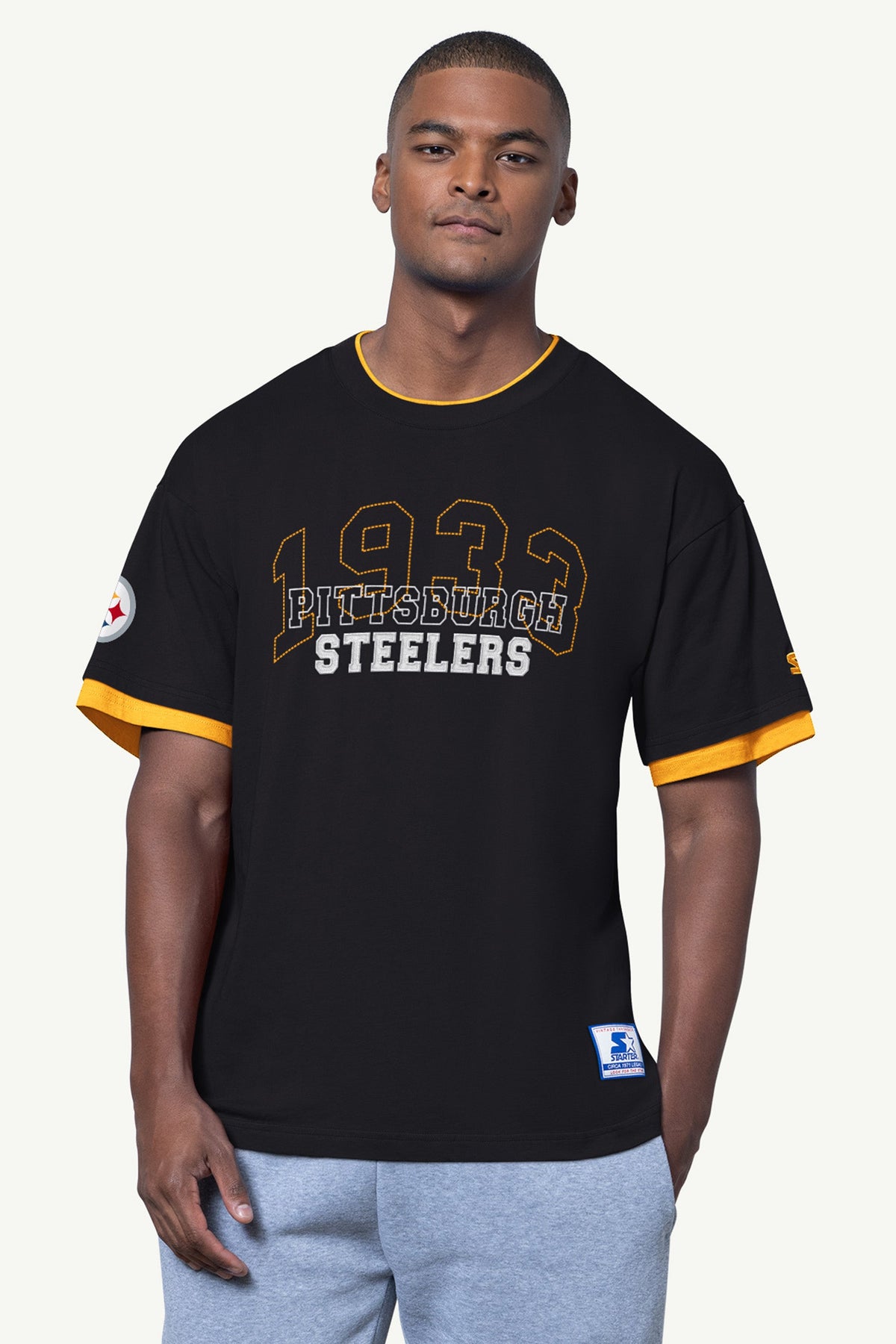 Starter MENS PITTSBURGH STEELERS SHORT SLEEVE T SHIRT