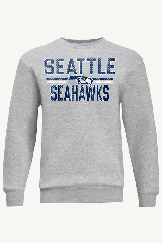 Starter MENS SEATTLE SEAHAWKS MESH LOOK SWEATSHIRT