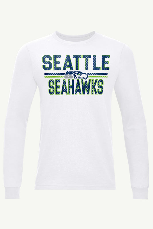 Starter MENS SEATTLE SEAHAWKS MESH LOOK LONG SLEEVE T SHIRT